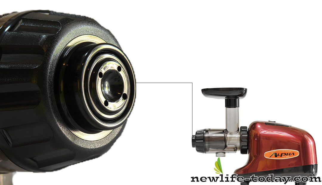 Alpha Juicer DA900 – Round Noodle Nozzle Big