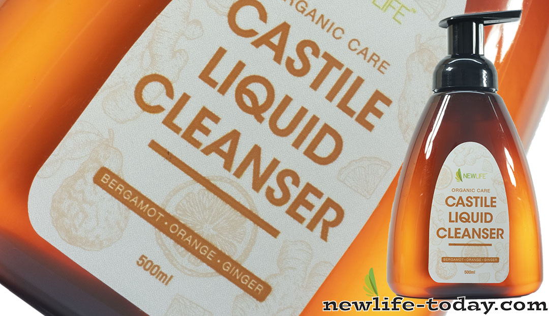 Castile Liquid Cleanser Bergamot Orange Ginger